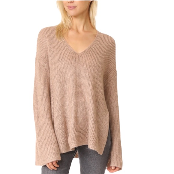 Rebecca Minkoff Remi Sweater oversized v-neck S - Picture 3 of 12